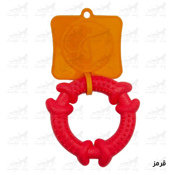 اسباب-بازی-دندانی-سگ-مدل-بنجی-قرمز
