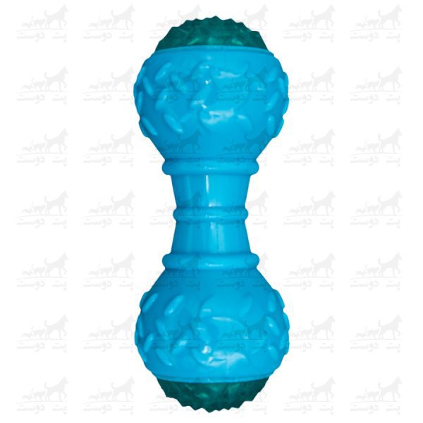 اسباب-بازی-دندانی-طرح-دمبل-چراغدار-صدادار-آبی